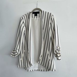 Kardashian Kollection Pinstripe Oversized Blazer